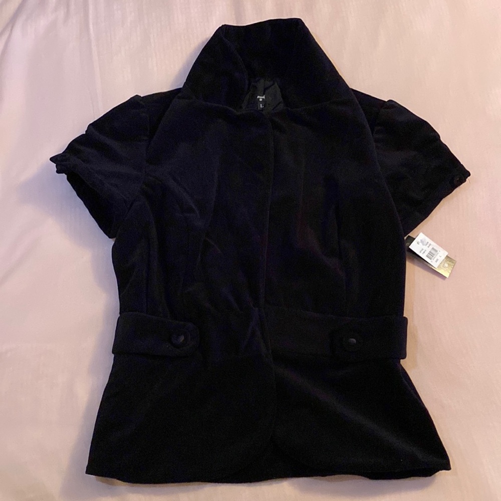 Stoosh black velvet jacket